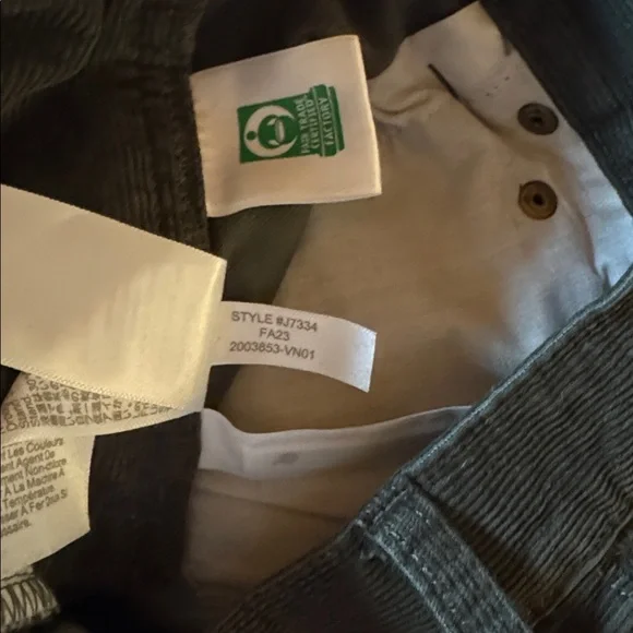 J. Crew Factory Slim Fit Flex Corduroy Pants - Picture 4 of 5